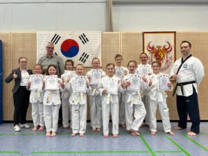 Taekwondo Gürtelprüfung vom 04.05.2023.